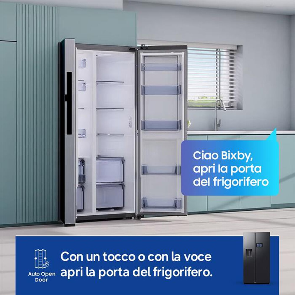 Immagine del prodotto SAMSUNG - Frigorifero side by side RS90F64EDFEF 614L ClasseD-Antracite
