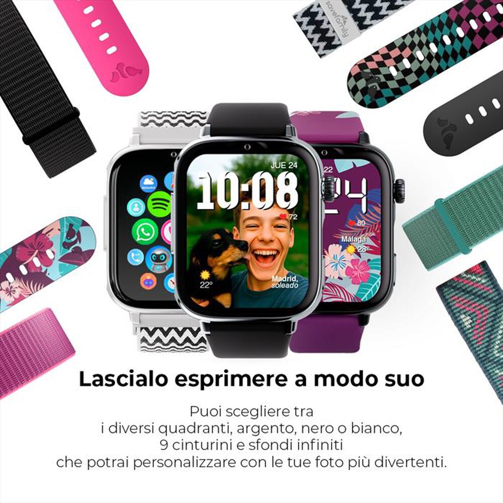 Immagine del prodotto SAVEFAMILY - Smartwatch SAVEWATCH PLUS 2-Nero/Black is Black