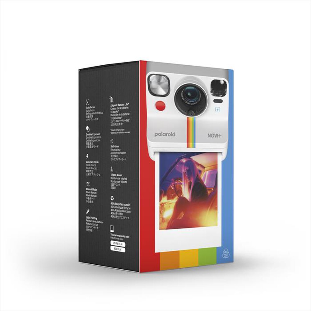 "POLAROID - Macchina fotografica istantanea NOW+ GEN 2-White"