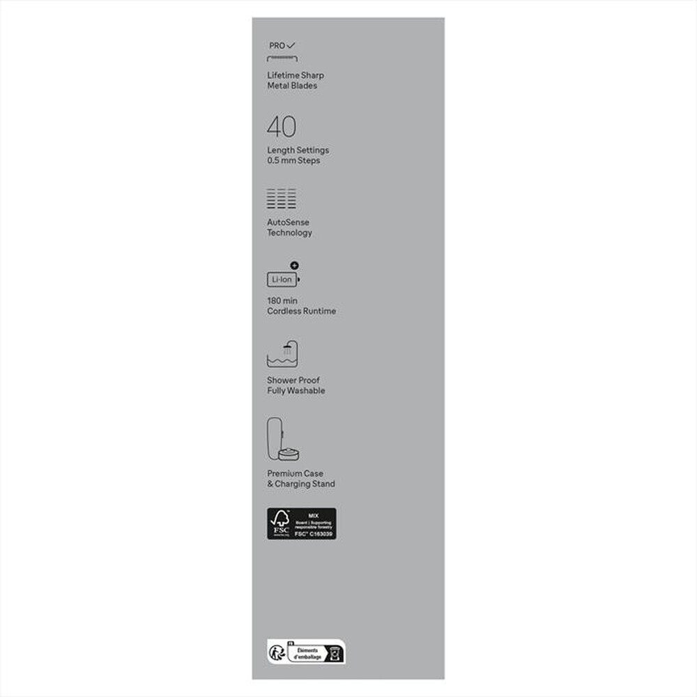 "BRAUN - Regolabarba BT9420-NERO/GRIGIO"