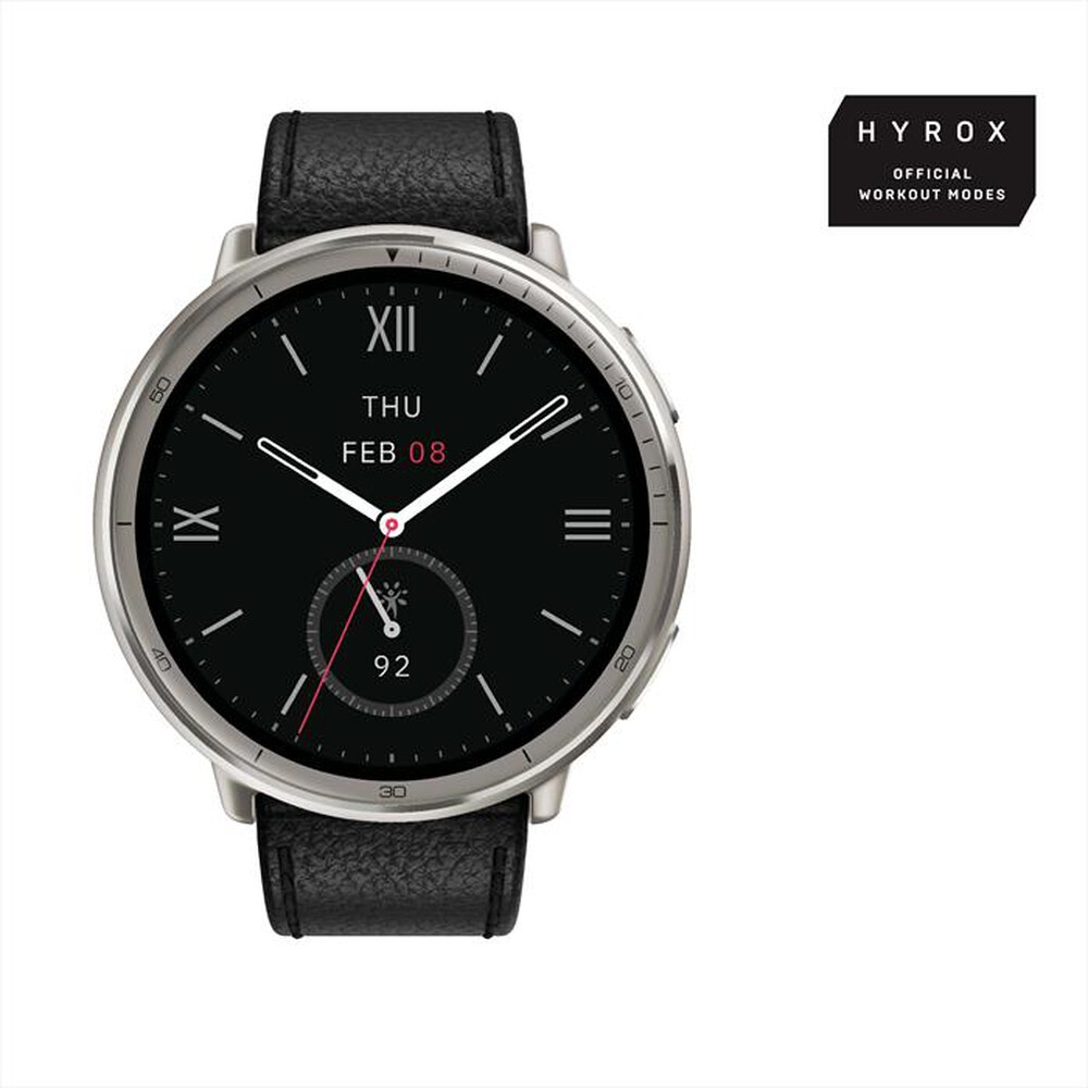 AMAZFIT - Smartwatch ACTIVE 2 ROUND PREMIUM ED-Black+red