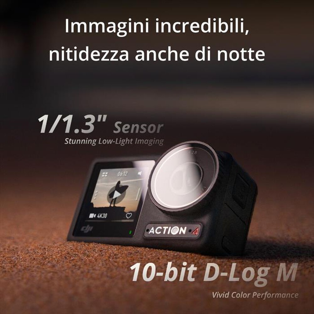 Immagine del prodotto DJI - Action cam OSMO ACTION 4 STANDARD COMBO-Black