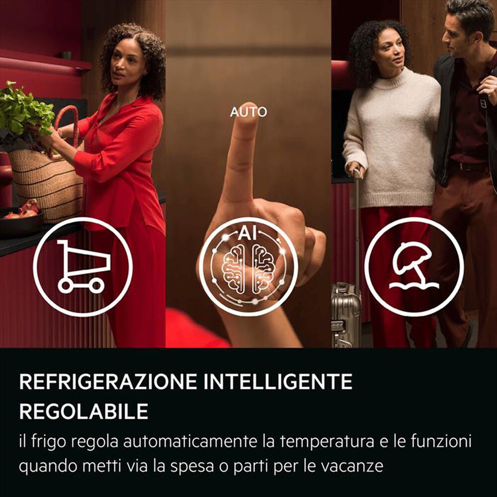 Immagine del prodotto AEG - Frigorifero combinato TC9MS181BS  Classe B 250lt-Bianco