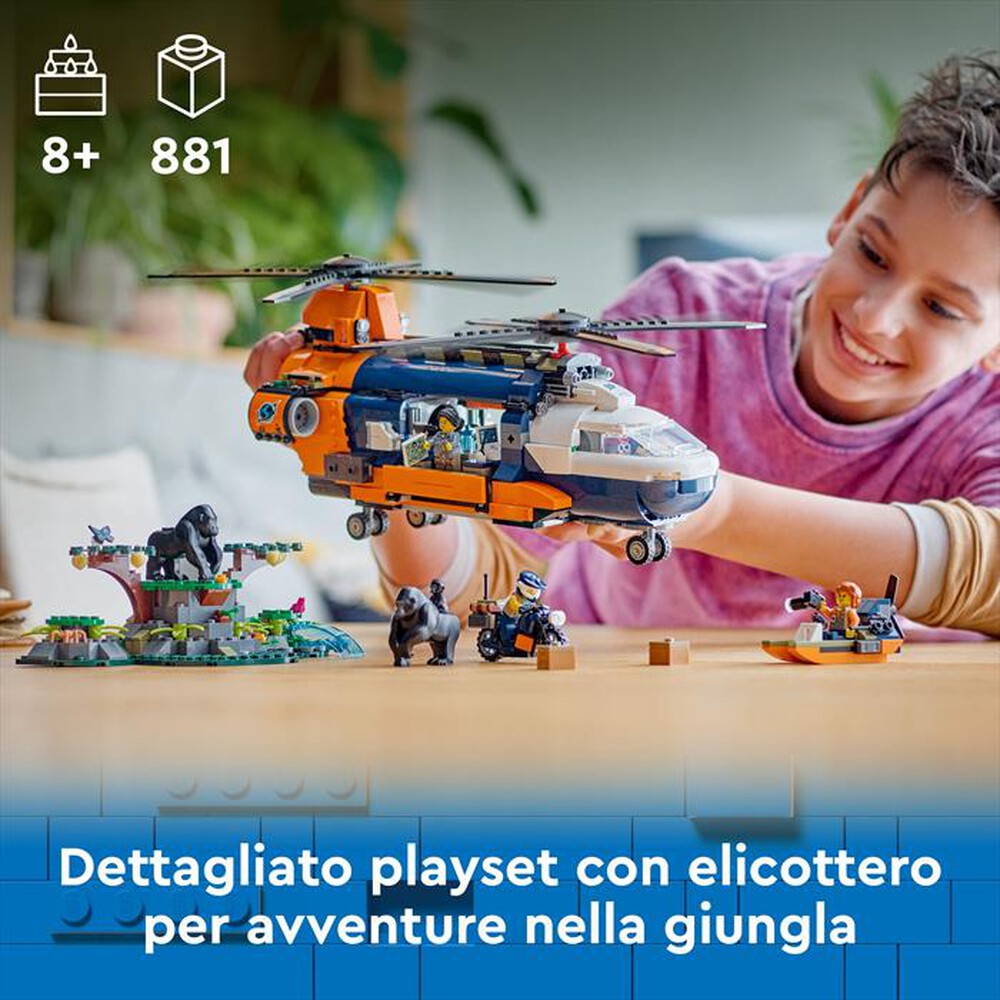 Immagine del prodotto LEGO - CITY Elicottero e Esploratore della giungla 60437