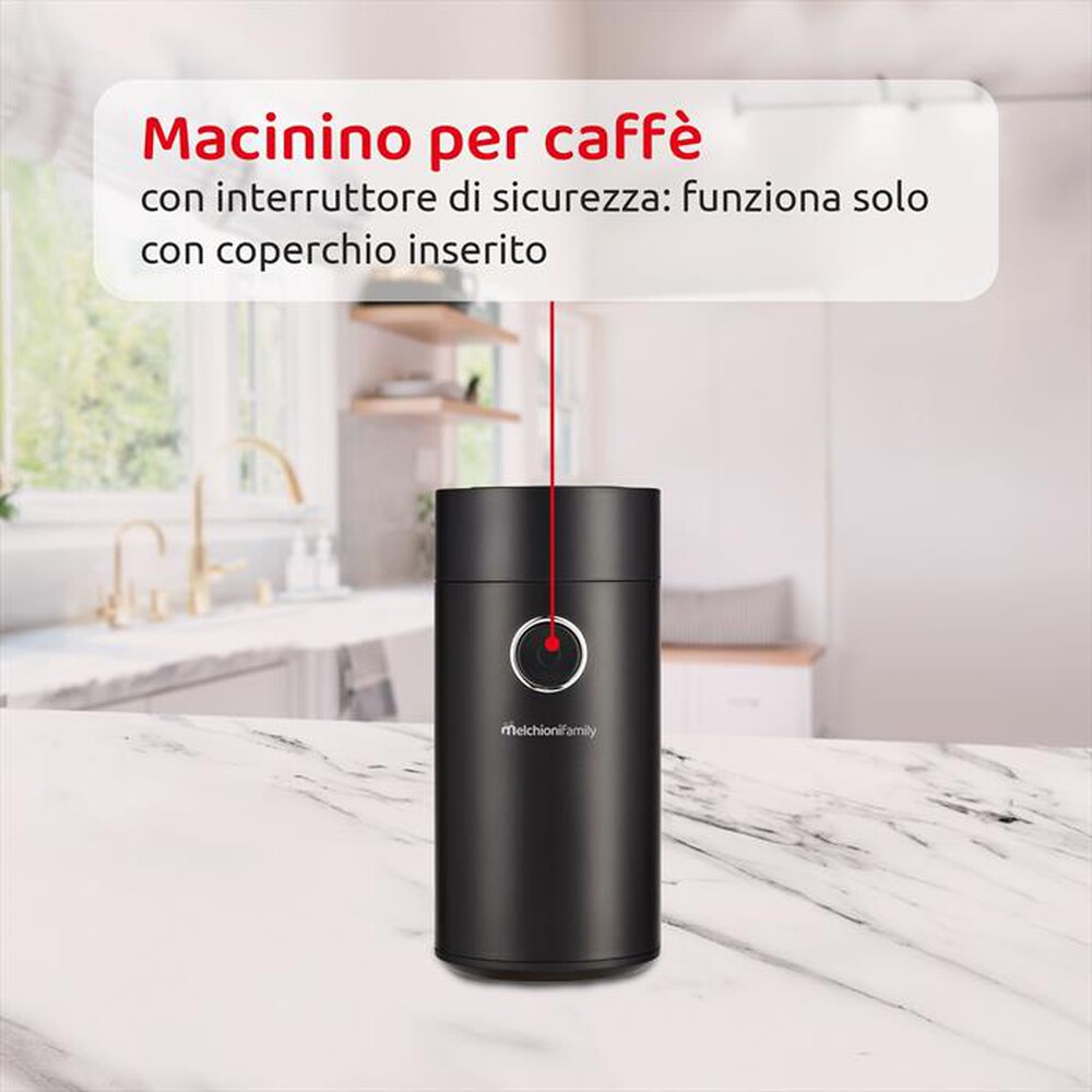 Immagine del prodotto MELCHIONI FAMILY - Macina caff&eacute; MACININO-Nero / Plastica