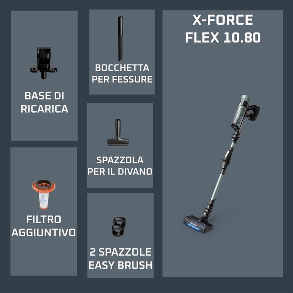 Immagine del prodotto ROWENTA - Scopa elettrica RH7A32E0-Verde salvia