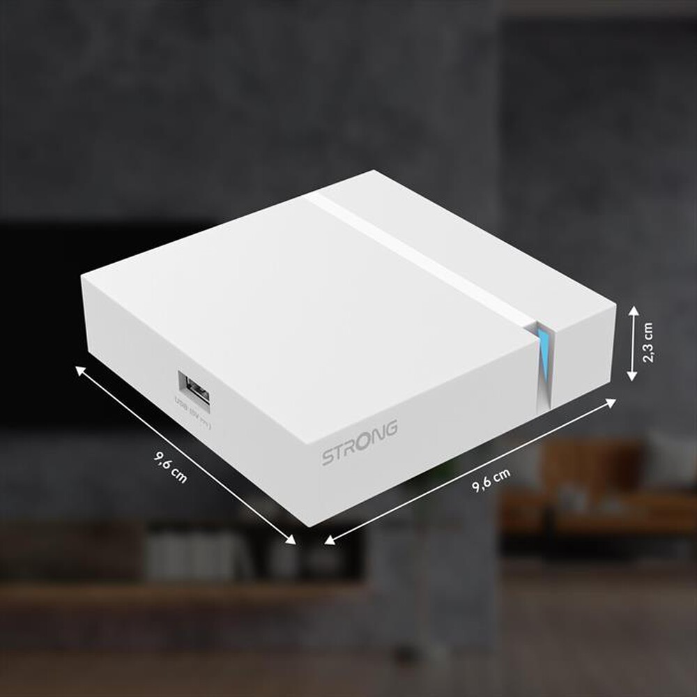"STRONG - Android Box 4K ULTRA HD LEAP-S3+-bianco"