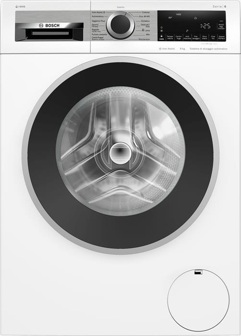 Immagine del prodotto BOSCH - Lavatrice Serie 6 WGG244F1IT 9Kg 1400g/m Classe A-Bianco