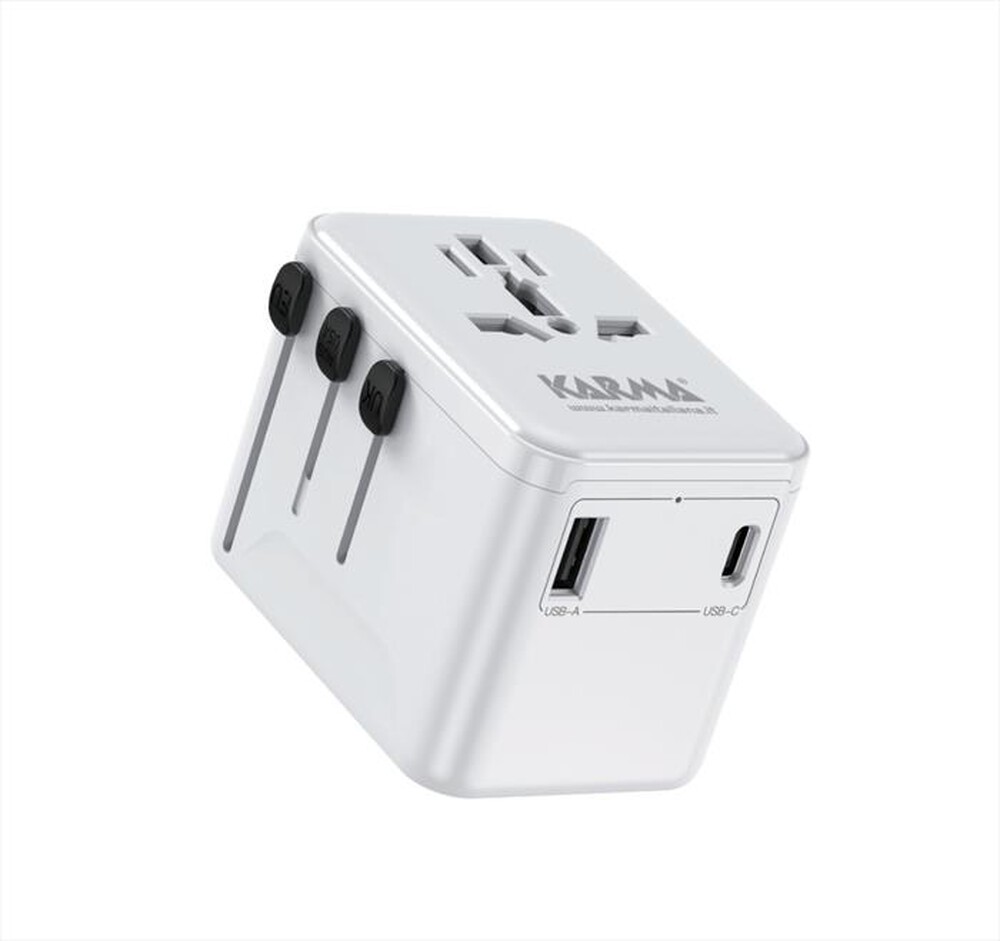 Immagine del prodotto KARMA - Adattatore da viaggio CC9602USBC-Bianco