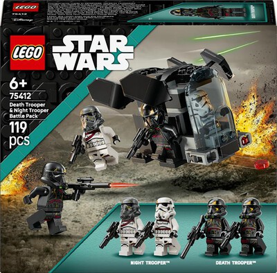 LEGO - BATTLE PACK DEATH TROOPER E NIGHT TROOPER-,