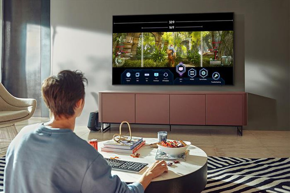 "SAMSUNG - Smart TV Neo QLED 4K 55” QE55QN85A-Eclipse Silver"