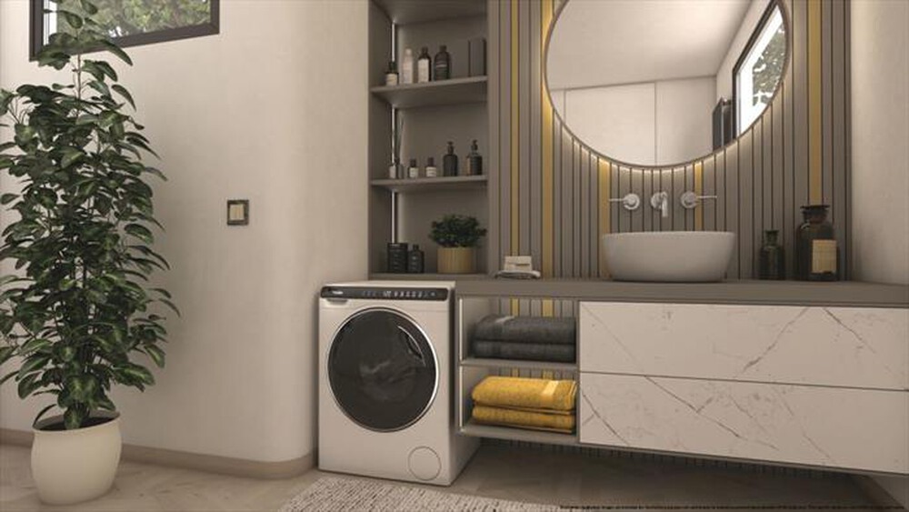 "HAIER - Lavatrice HW50-BP12307-S 5 Kg Classe A-Bianco"