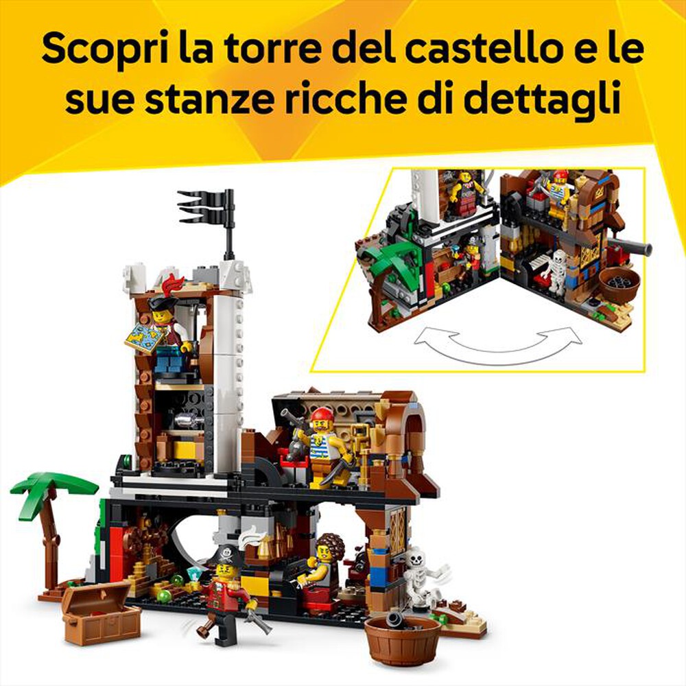 Immagine del prodotto LEGO - CREATORE 3IN1 Iconica nave da pirata - 31387