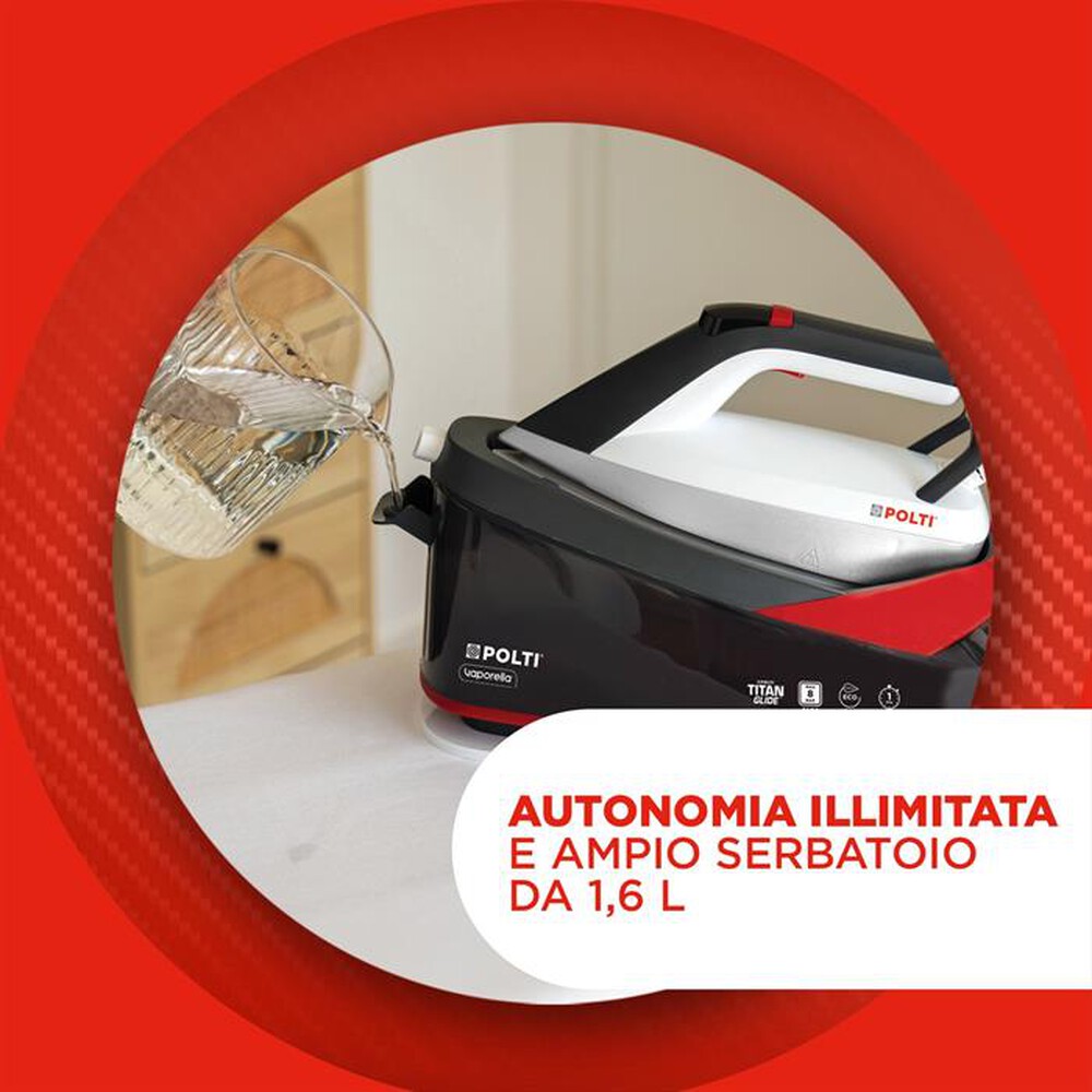 Immagine del prodotto POLTI - Sistema stirante VAPORELLA GLIDE VG40.20-Bianco-Grigio-Rosso