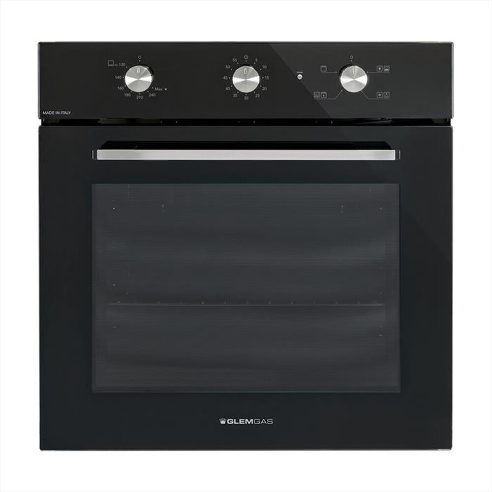 Immagine del prodotto GLEM GAS - Forno incasso elettrico e gas GFXV21BK-S2 Classe A-Nero Lucido