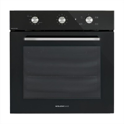 GLEM GAS - Forno incasso elettrico e gas GFXV21BK-S2 Classe A-Nero Lucido