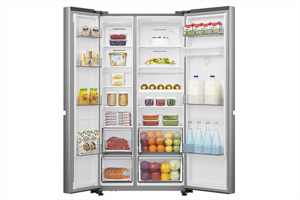 "HISENSE - Frigorifero side by side MS91668DIE Classe E-Inox"