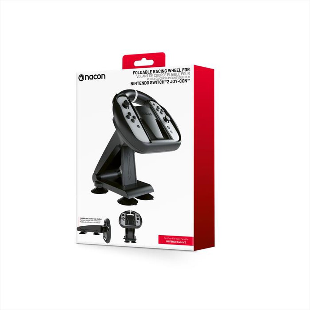 "BIG BEN - VOLANTE PIEGHEVOLE CON ALLOGGIO 2 JOYCON, SWITCH 2-Nero"