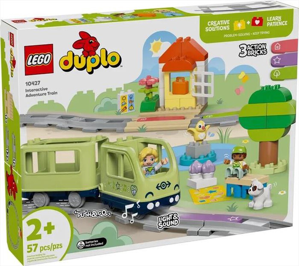 "LEGO - DUPLO Treno d’avventura interattivo - 10427-Multicolore"
