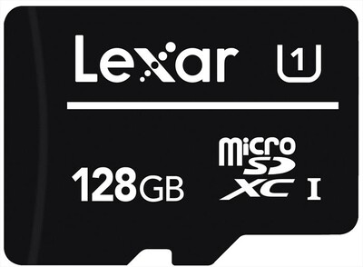 LEXAR - 128GB MICROSDXC CL 10 NO ADAPTER-Black
