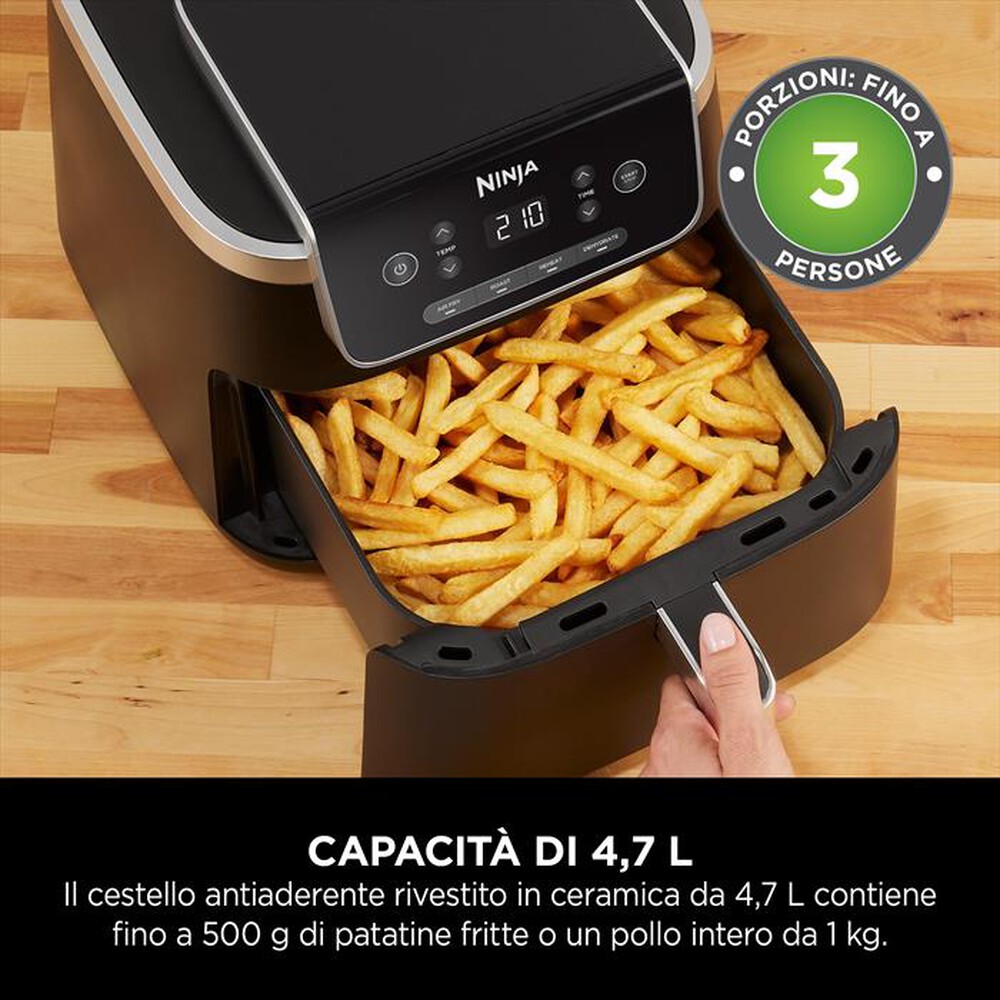"NINJA - Friggitrice ad aria PRO DA 4,7L AF140EU-Nero"