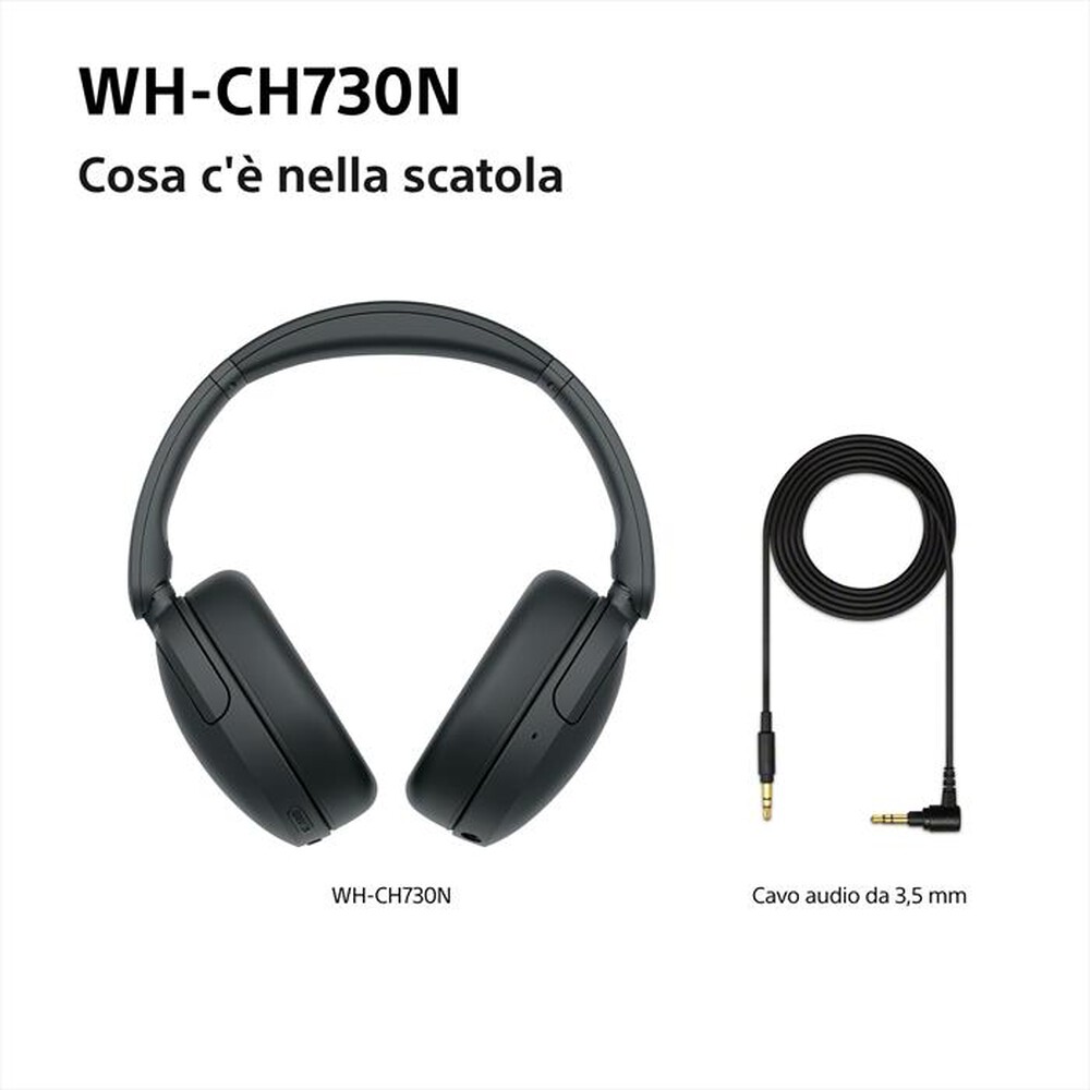 Immagine del prodotto SONY - Cuffie Bluetooth Over-ear WH-CH730N-Black