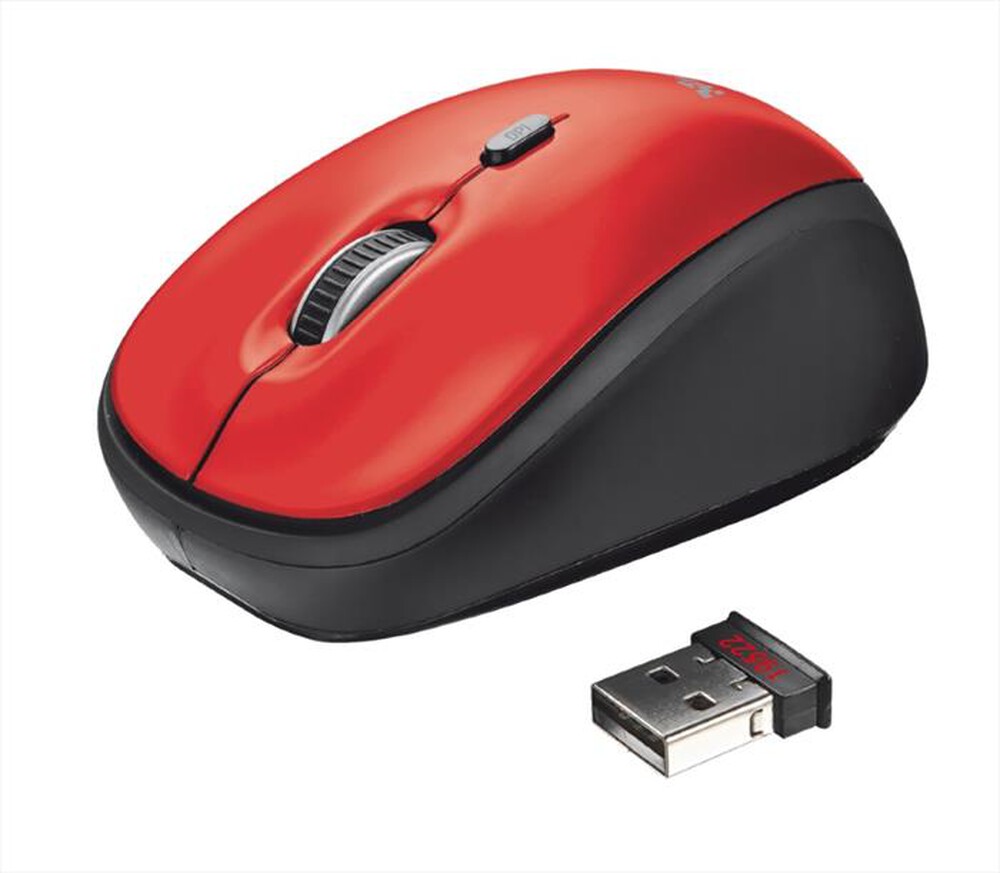 "TRUST - Mouse Wireless 19522-Red"