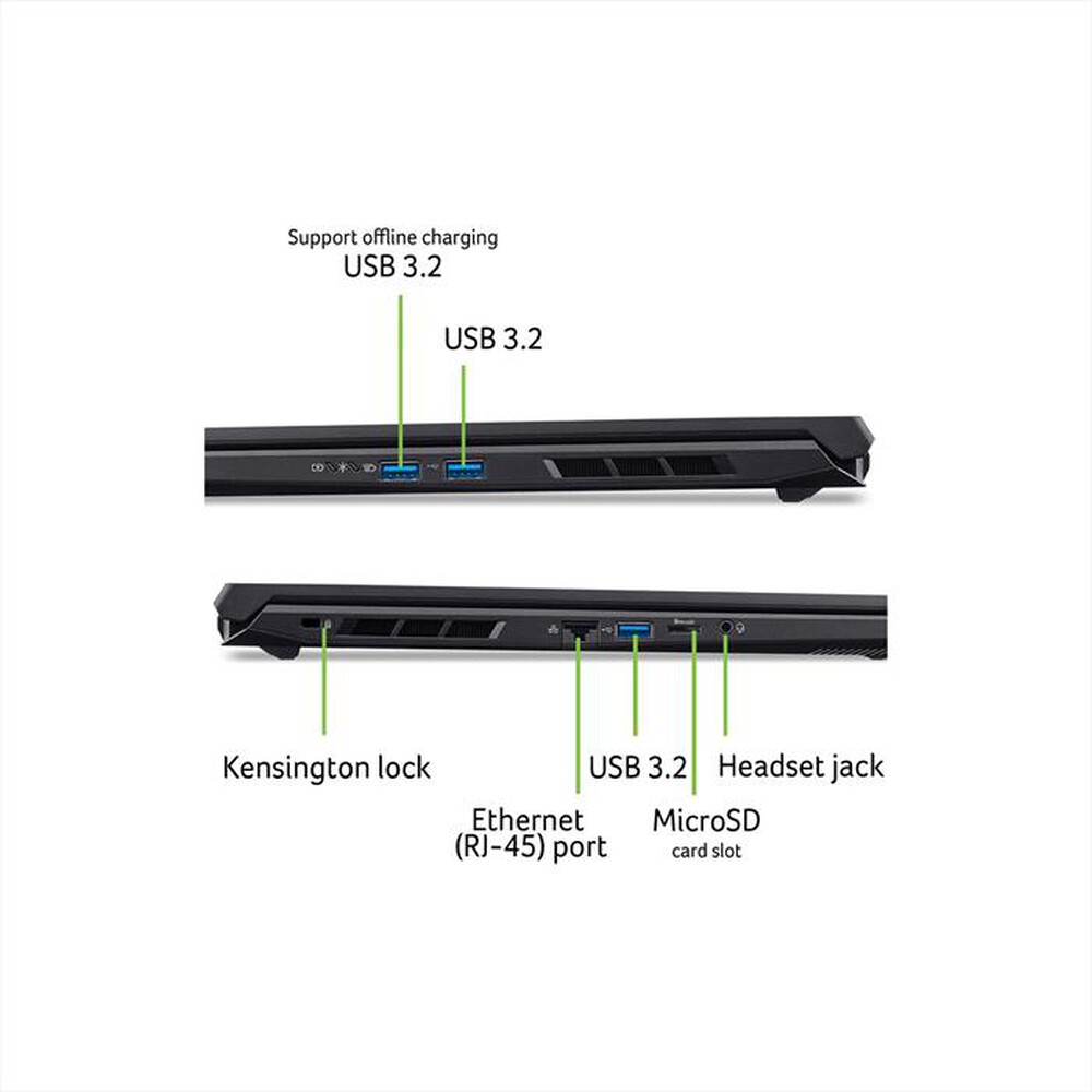 Immagine del prodotto ACER - NOTEBOOK GAMING NITRO V 17 AI ANV17-41-R5XB 17.3"-Nero