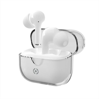 CELLY - CLEARWH - AURICOLARI TRUE WIRELESS-Bianco,  CELLY - CLEARWH - AURICOLARI TRUE WIRELESS-Bianco