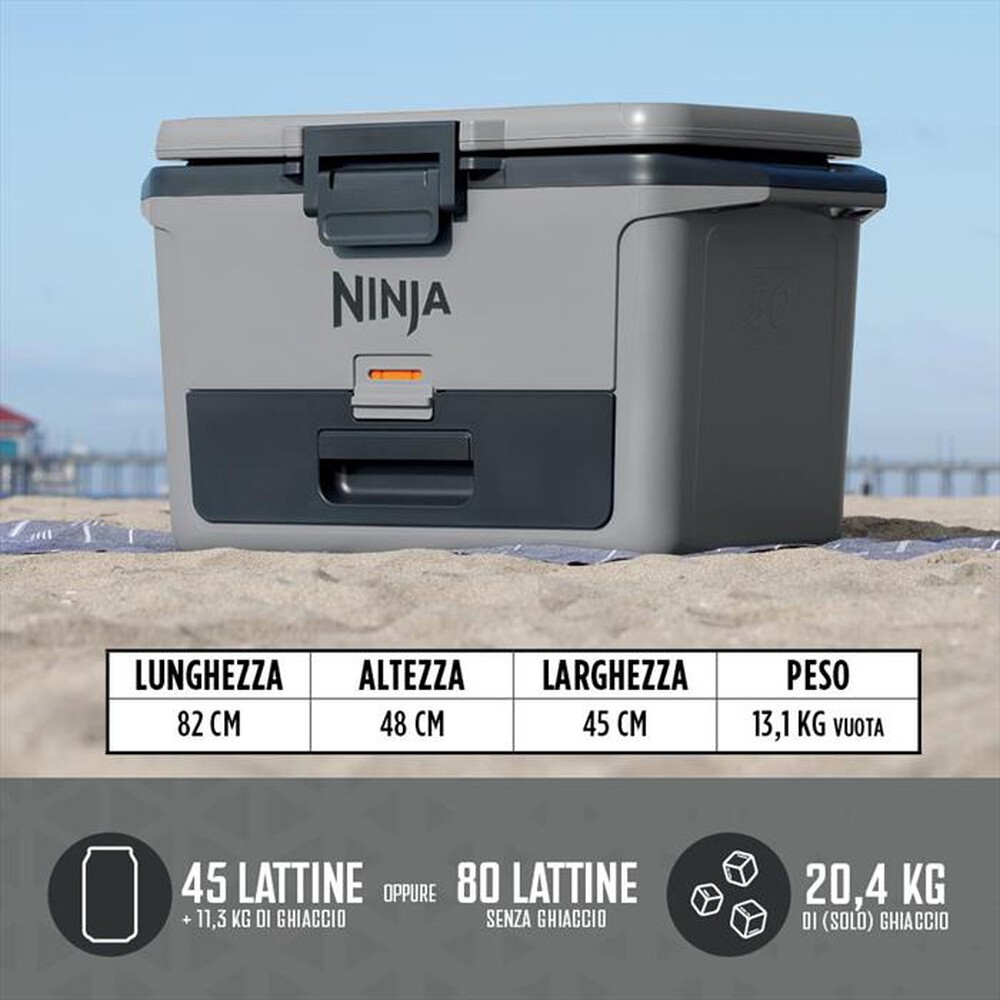 "NINJA - FRIGO PORTATILE FROSTVAULT 47LT-Grigio"