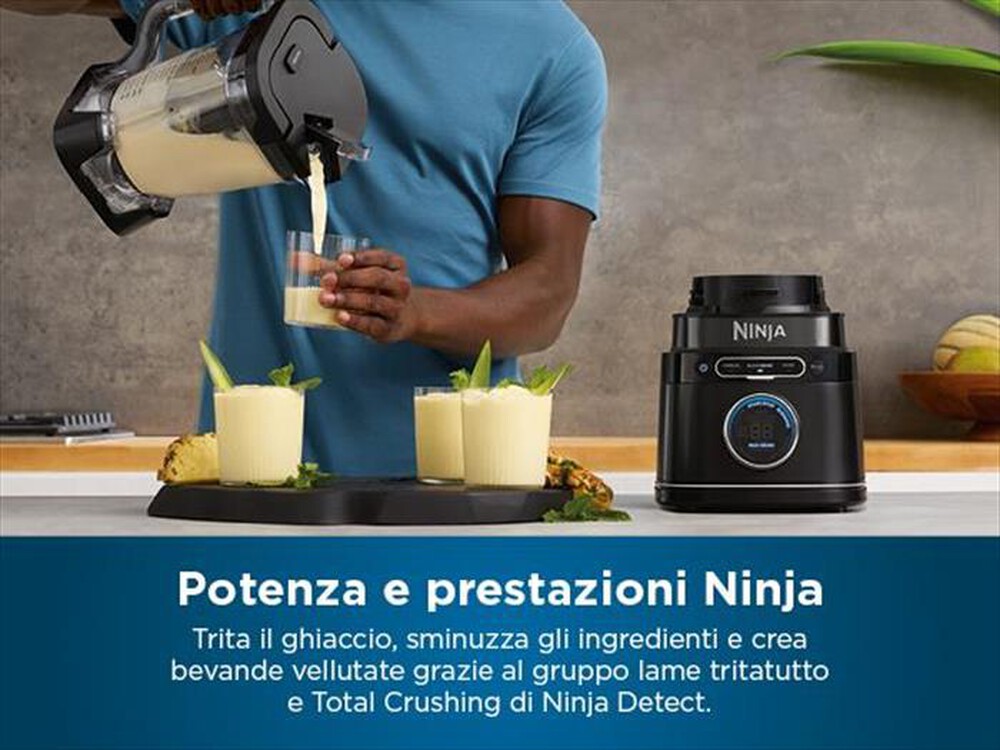 "NINJA - FRULLATORE AD ALTA POTENZA DETECT TB301EU-Nero"