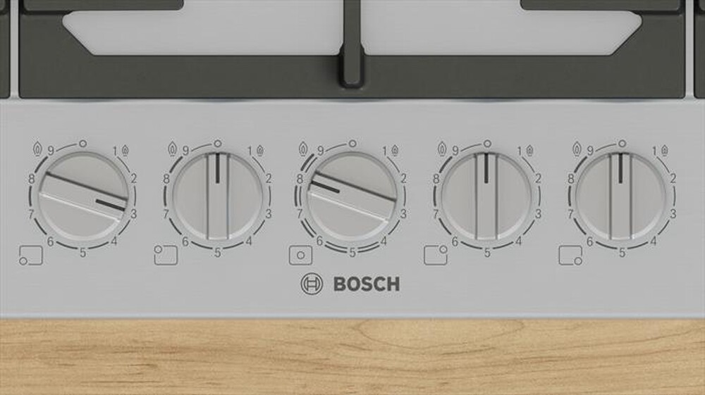 "BOSCH - Piano cottura a gas PCR9A5I90 91,5 cm-Inox"