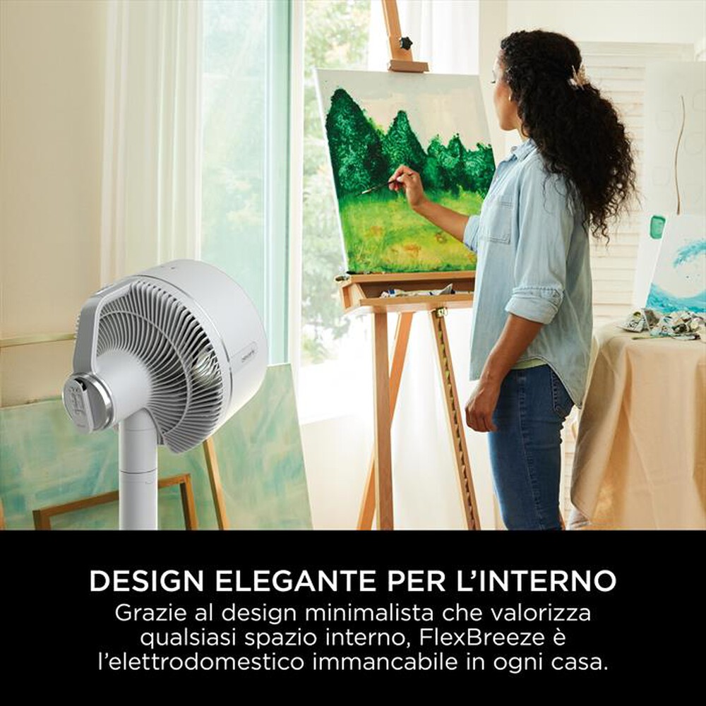 "SHARK - Ventilatore a piantana FLEXBREEZE FA220EU-Bianco"