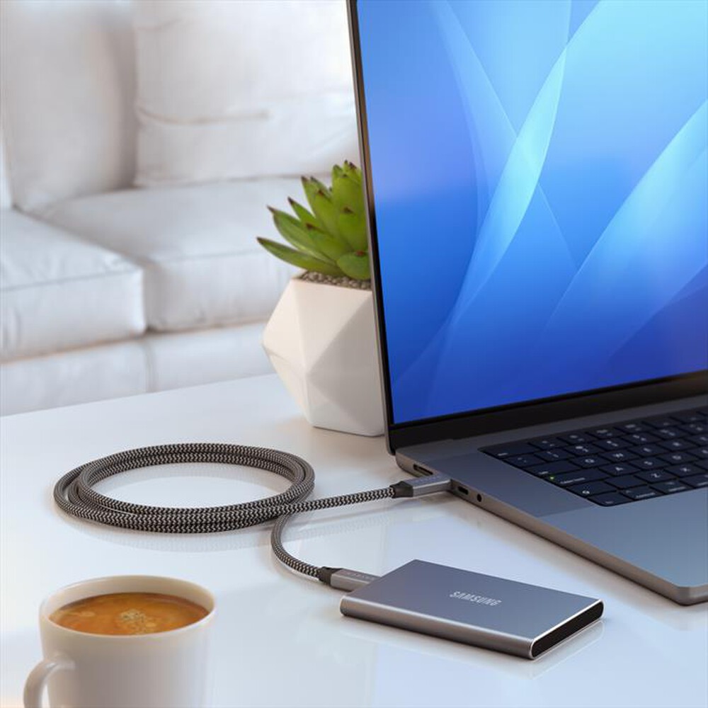 "SATECHI - CAVO USB4 A USB-C 80CM-grigio"