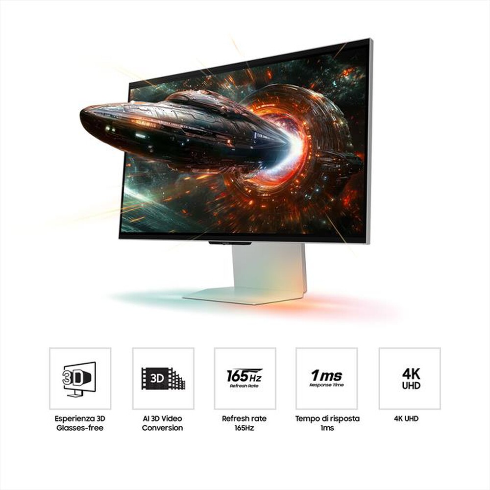 Immagine del prodotto SAMSUNG - MONITOR GAMING ODYSSEY 3D DA 27'' UHD FLAT-Silver