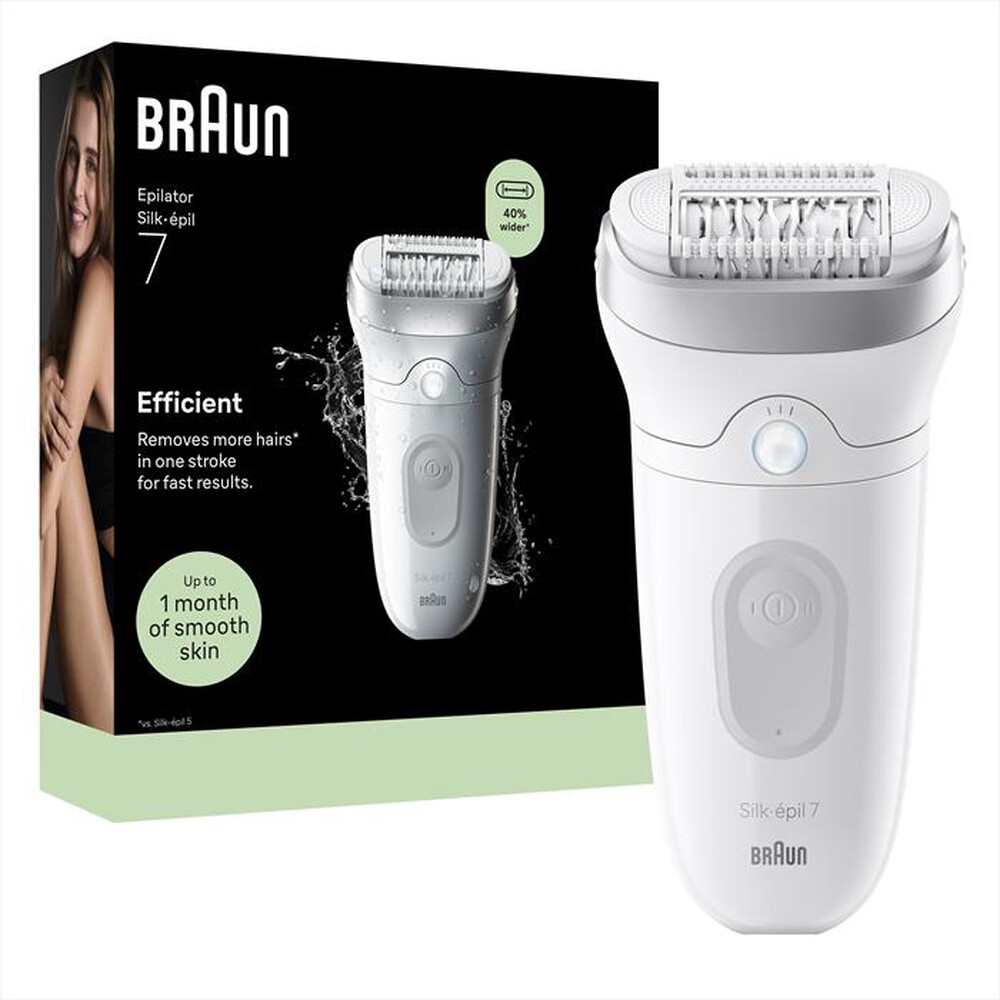 Immagine del prodotto BRAUN - Epilatore Wet & Dry LEGEPIL SE7-000 BOX MN-ARGENTO