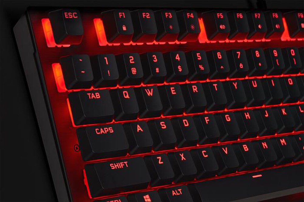 "CORSAIR - Tastiera gaming CORSAIR K60 PRO-Nero/Rosso"