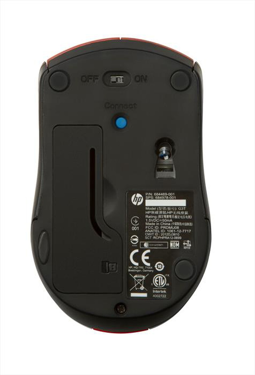 Immagine del prodotto HP - WIRELESS MOUSE 220-Red