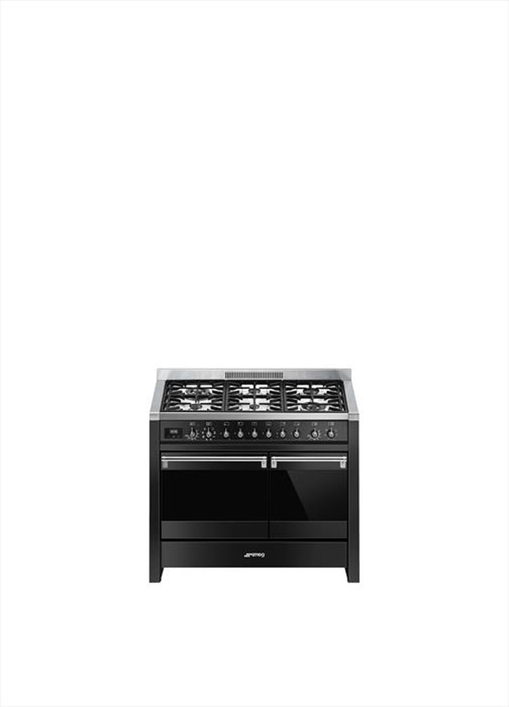 "SMEG - Cucina a gas A2BL-81 Classe A-Nero"