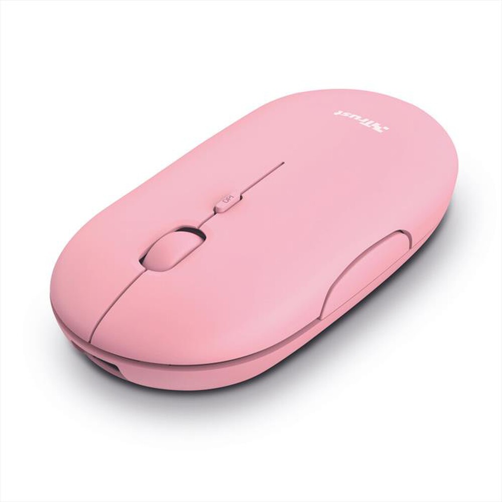 "TRUST - PUCK WIRELESS MOUSE PINK-Pink"