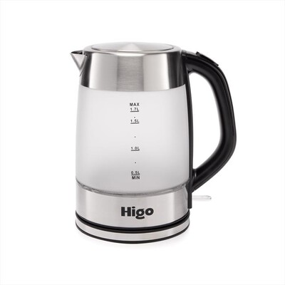 HIGO - Bollitore elettrico in vetro satinato BE-16