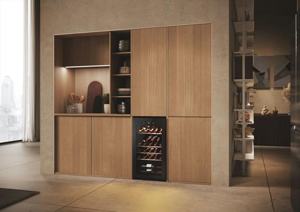 "HAIER - Cantinetta HWS34GGH1 Classe G 34 bottiglie-Nero"