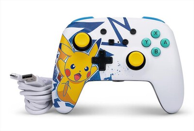 XTREME - ENHANCED WIRED CONTROLLER PIKACHU HIGH VOLTAGE-BIANCO