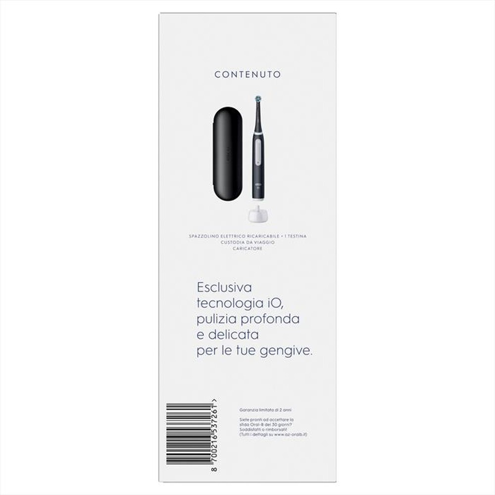 Immagine del prodotto ORAL-B - Spazzolino elettrico IO3 STRIPPED-NERO