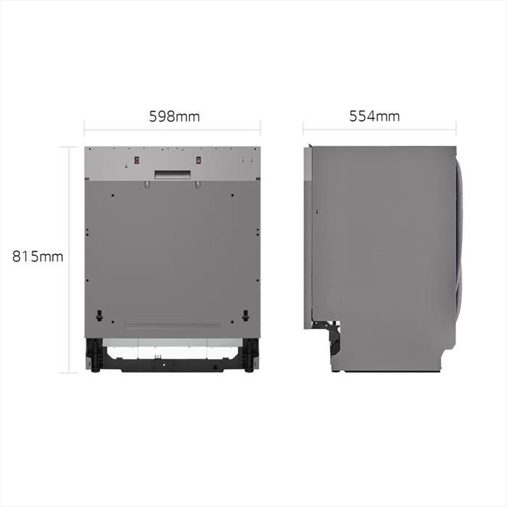 "LG - Lavastoviglie QUADWASH DB243TX Classe D 14 cop-Noble Steel"
