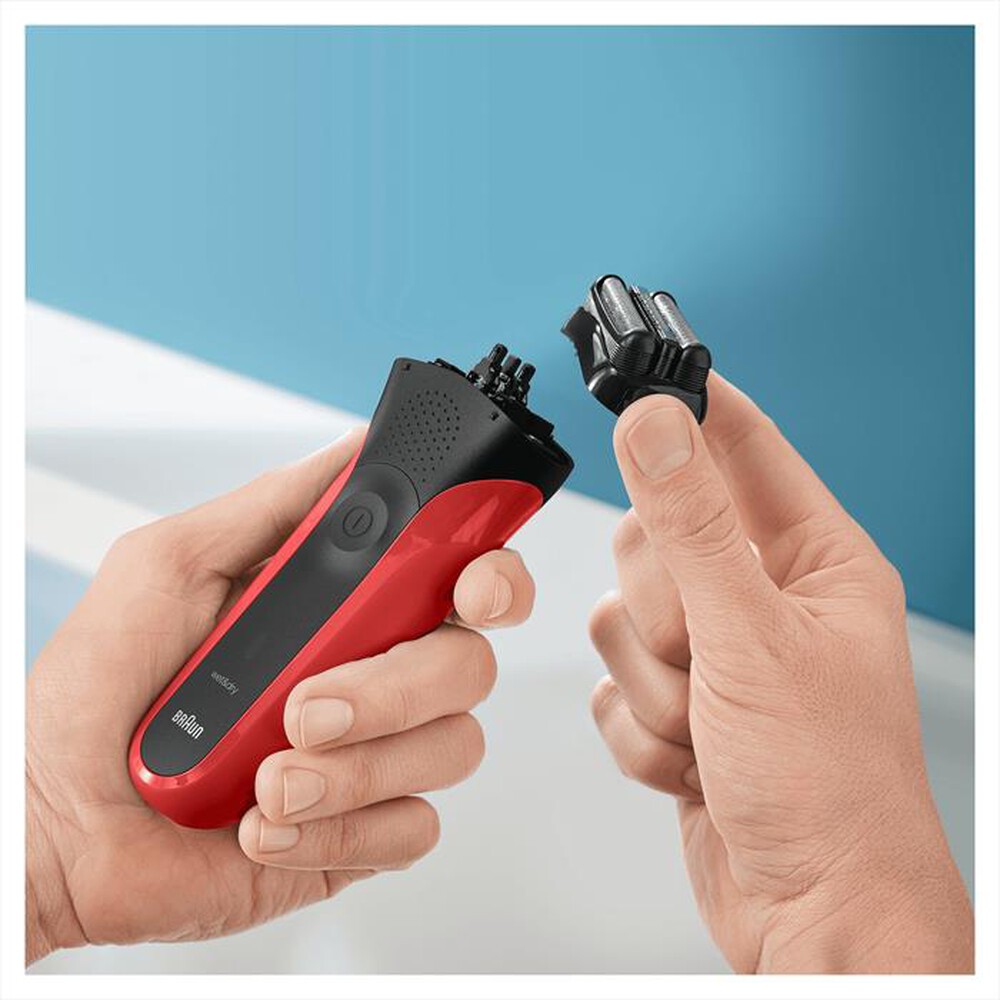 "BRAUN - SERIES 3 300S-Nero/Rosso"