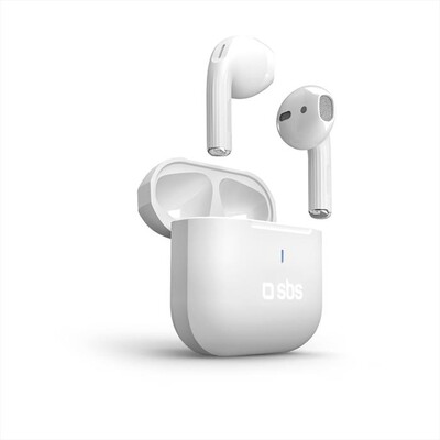 SBS - Auricolare bluetooth TEEARTWSAIRKABW-Bianco