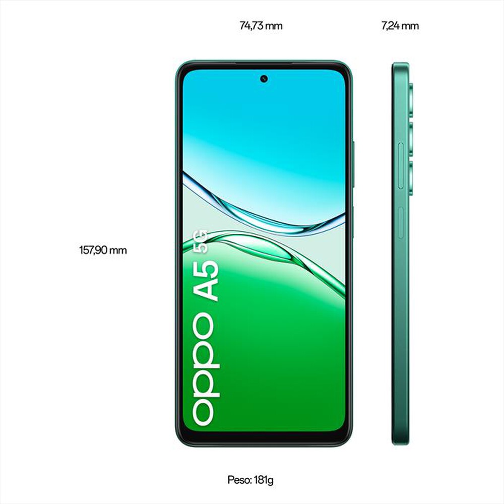 Immagine del prodotto OPPO - A5 5G 4+128 BLACK GREEN-Aurora Green