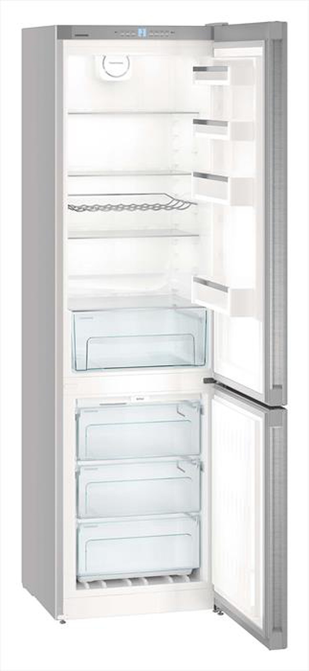 "LIEBHERR - Frigorifero combinato CNEF 4813-23 Classe E 368lt-Acciaio"