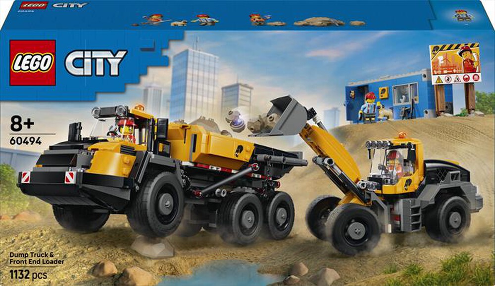 Immagine del prodotto LEGO - CITY Camion ribaltabile e pala meccanica - 60494